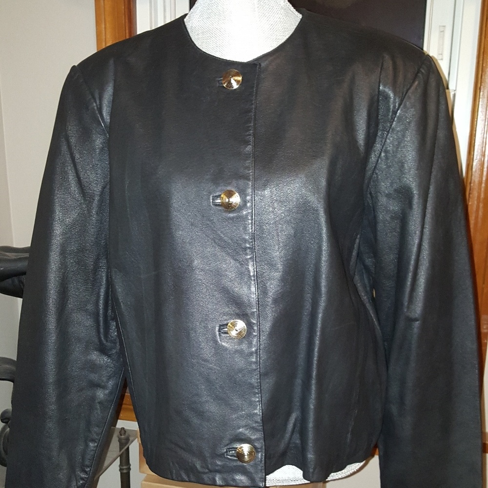 Leather jacket